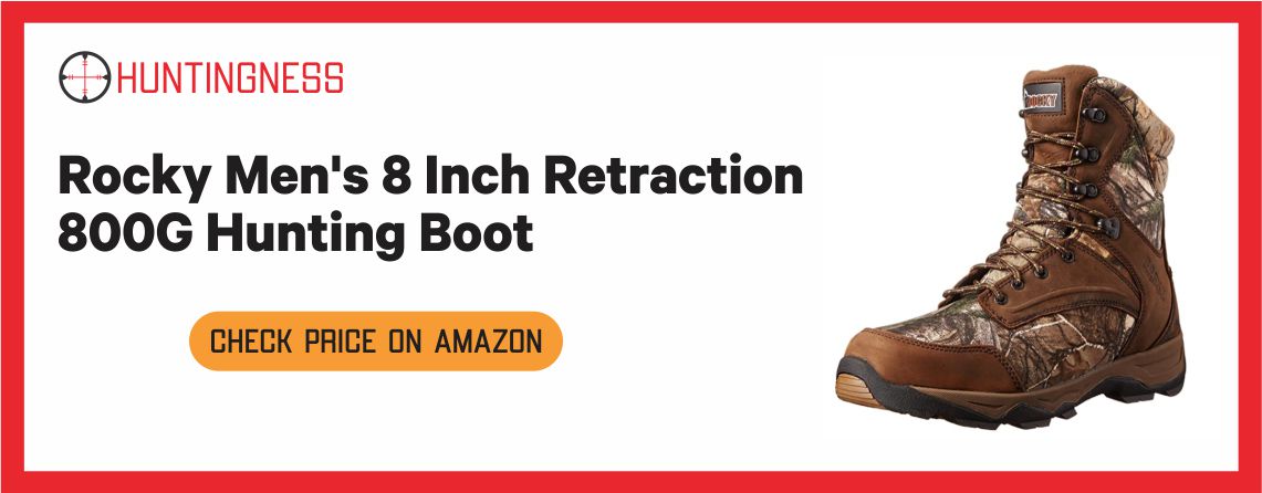 Rocky Men's 8 Inch Retraction - 800G Hunting Boots