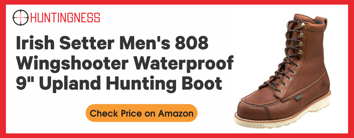 Irish Setter Men's 808 Wingshooter Waterproof 9" Upland Hunting Boot