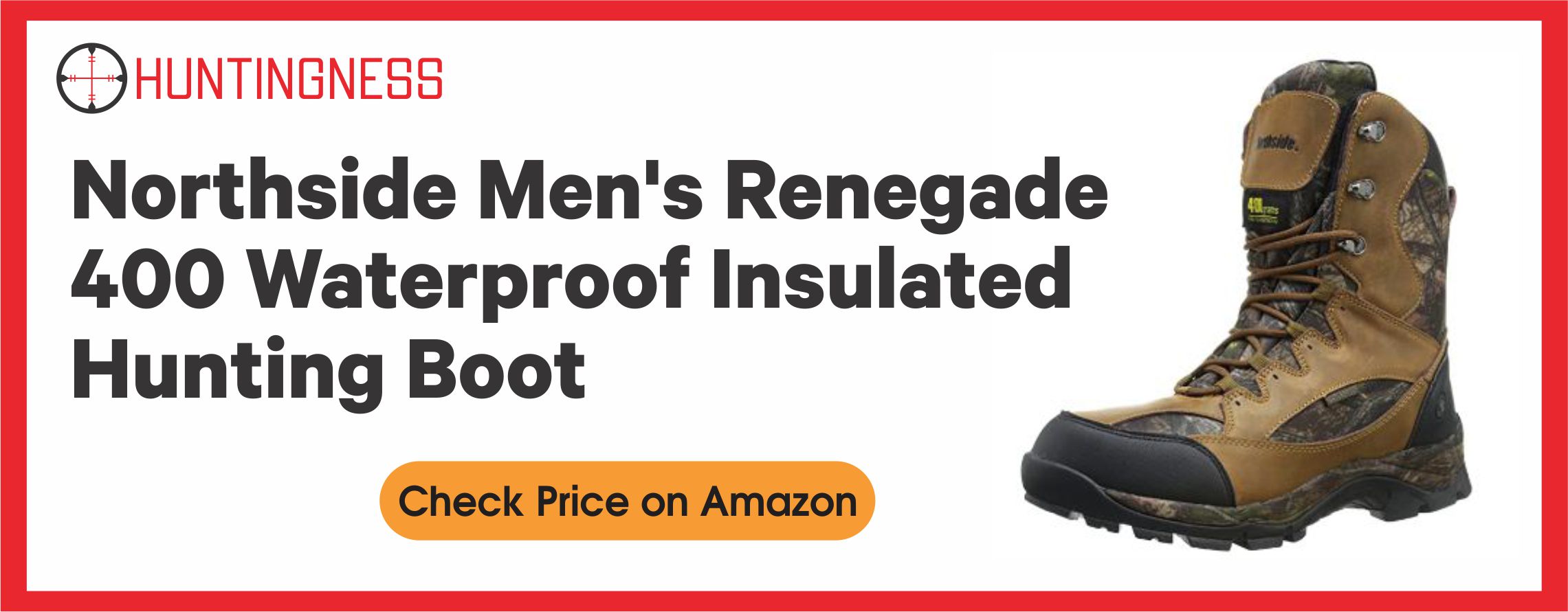 Northside Men's Renegade 400 Waterproof Insulated Hunting Boot