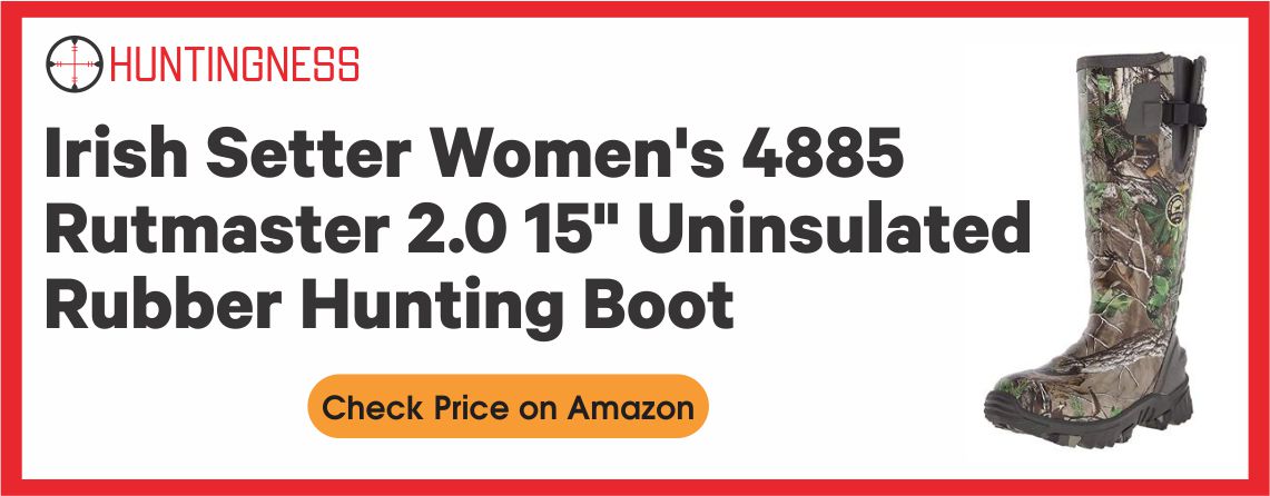 Irish Setter Women's 4885 Rutmaster 2.0 15" Uninsulated Rubber Hunting Boot